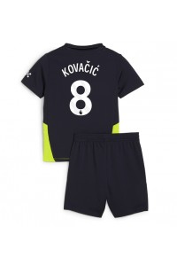 Manchester City Mateo Kovacic #8 Babytruitje Uit tenue Kind 2024-25 Korte Mouw (+ Korte broeken)